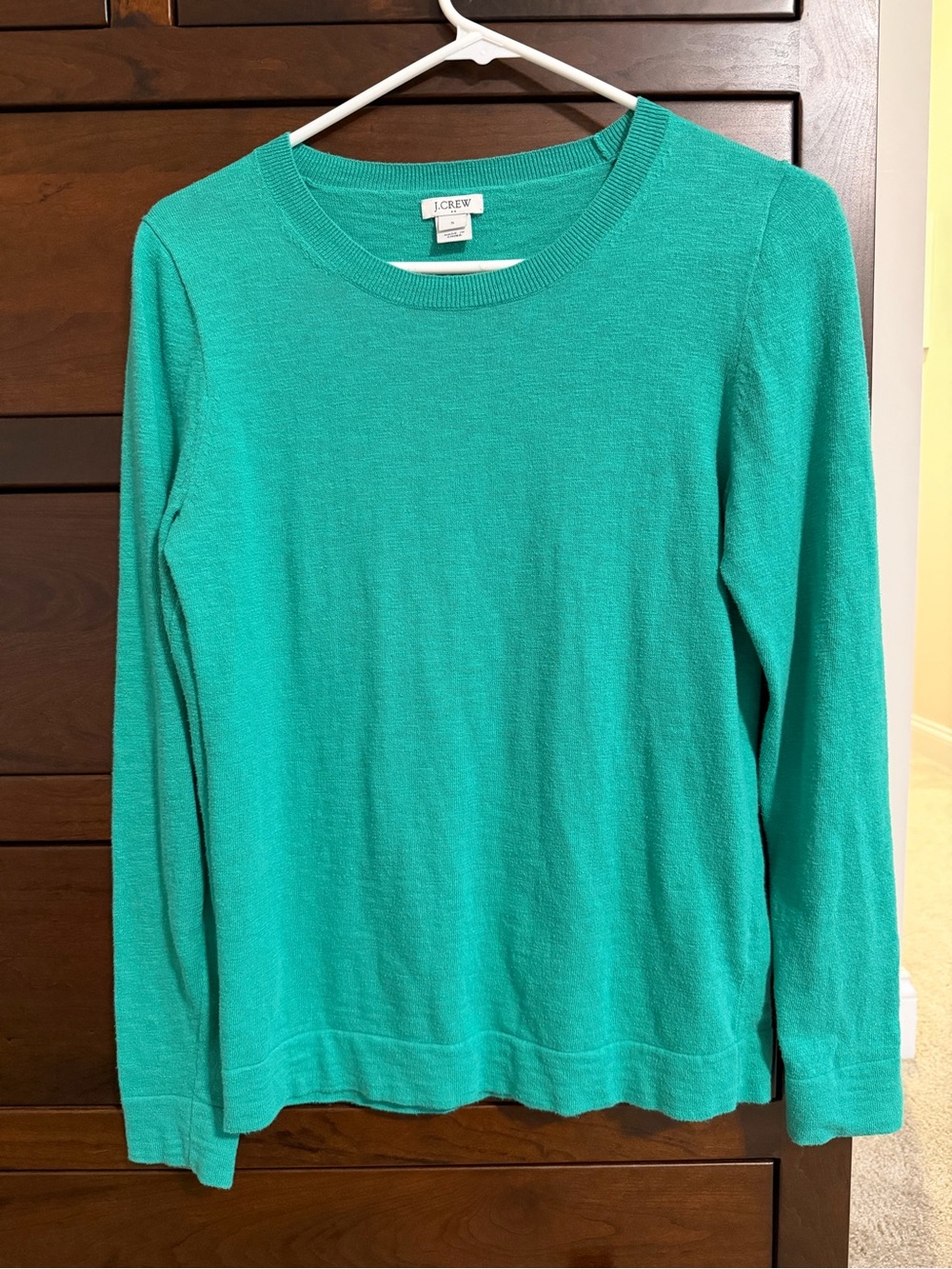 J. Crew Green Teddie Sweater